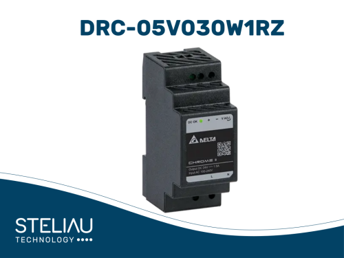 Image of a 2-block delta DIN rail power supply (30W)