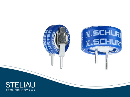 Schurter coin cell Supercapacitors 