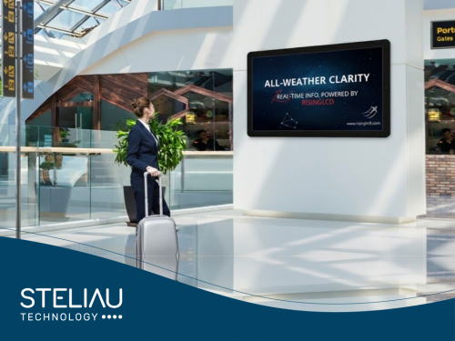 High-brightness outdoor displays for transport hubs with eco tech, durable design, and reliable 24/7 operation in extreme weather.
